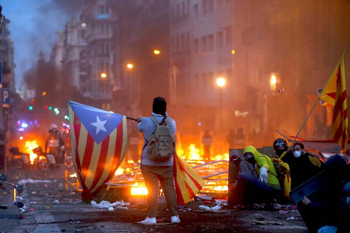 scontri indipendentisti catalani