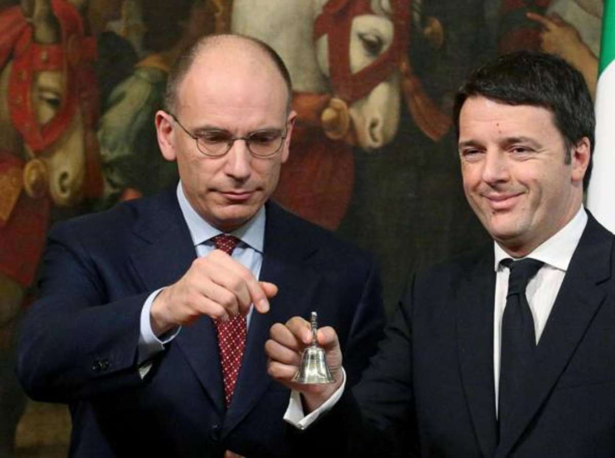 Enrico Letta e Matteo Renzi, due vecchie conoscenze di Palazzo Chigi