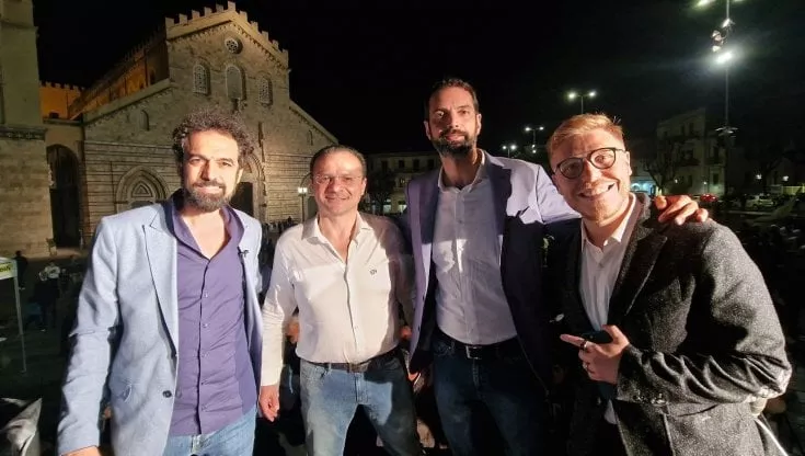 Dino Giarrusso, Cateno De Luca, Federico Basile, Ismaele La Vardera