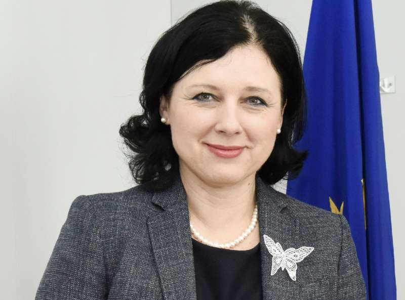 Vera Jourova, commissaria giustizia, commissione europea