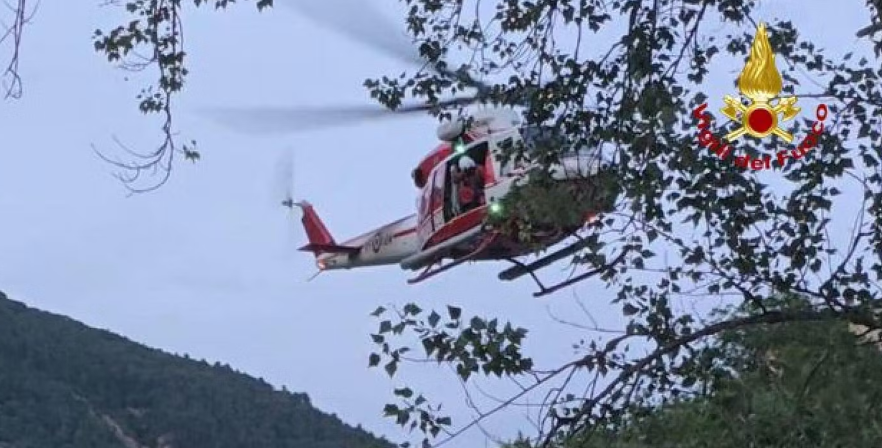 Elicottero Vigili del Fuoco