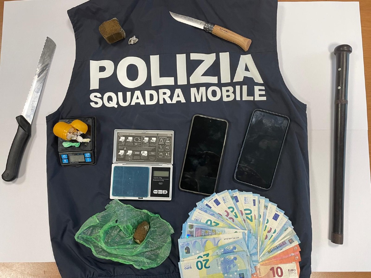 La polizia di Stato aumenta i controlli, arrestato uno straniero per spaccio e identificate altre 75 persone