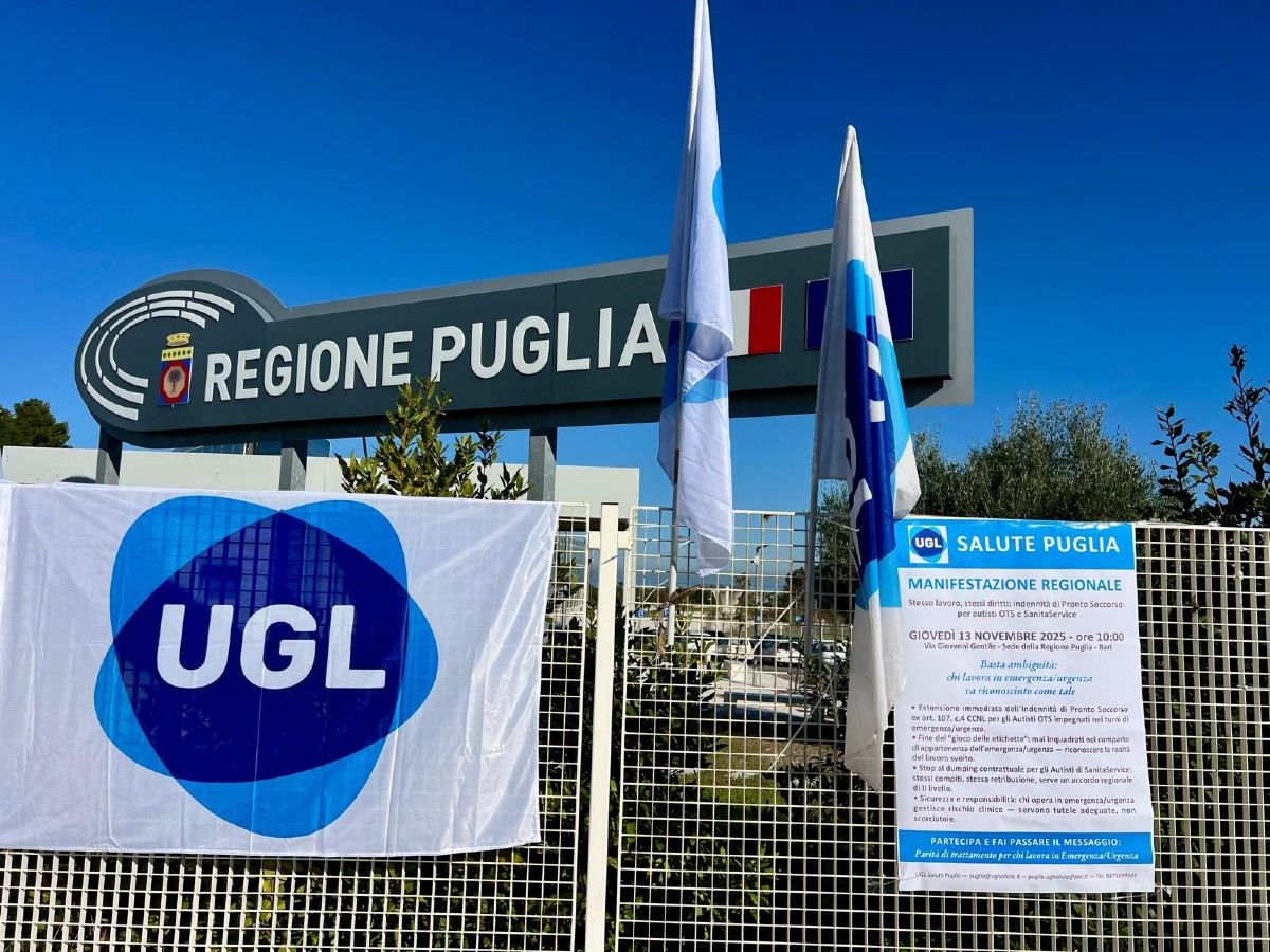 UGL Salute, prosegue la battaglia per i diritti degli autisti del 118